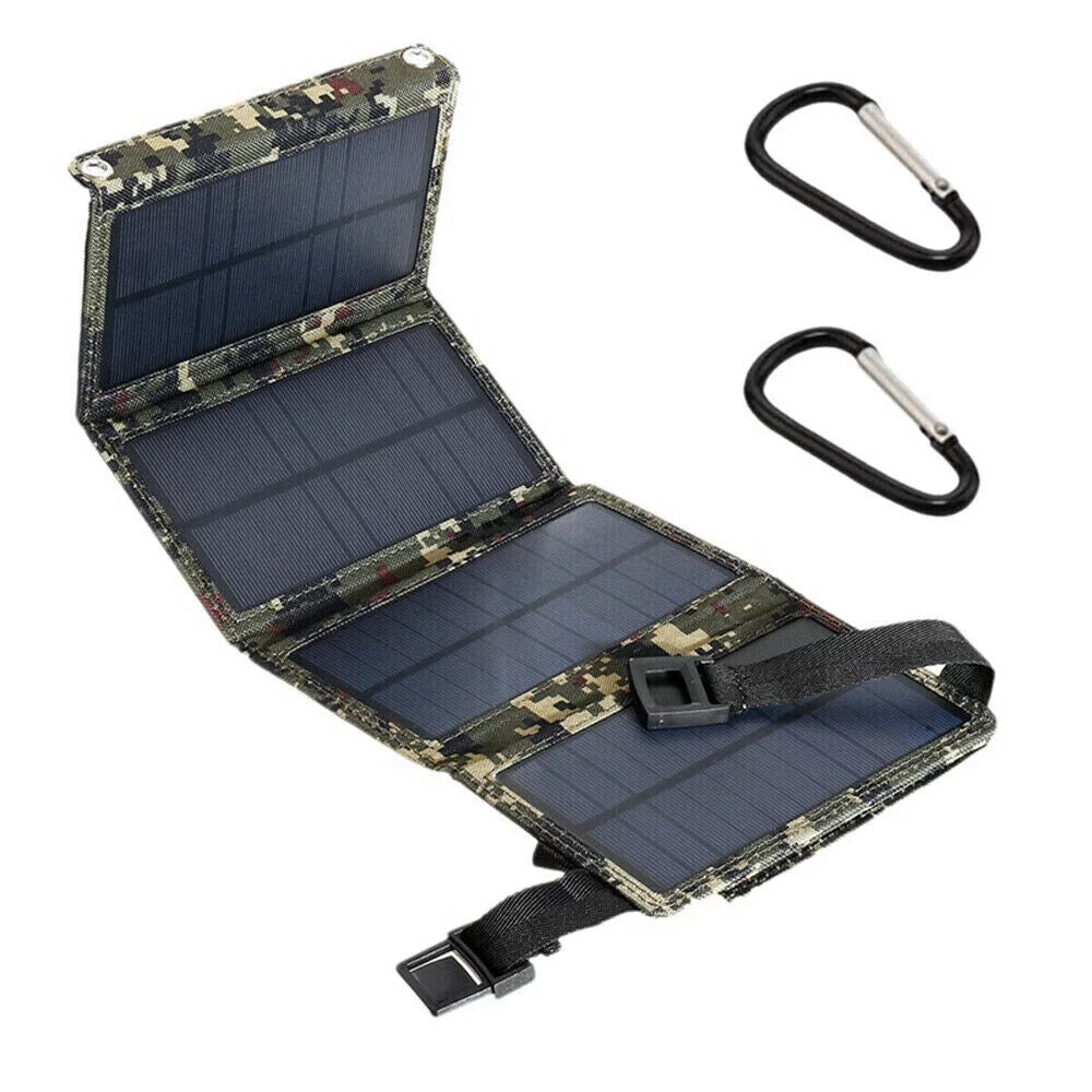 80W Power Charger Solar Panel Outdoor Phone Hiking Paddsun Camping Bank Folding