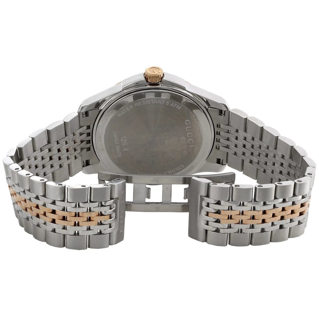 / Watch Diamond Tone Ya126410 Rose . 38mm G-Timeless Steel S. Gucci Two 2