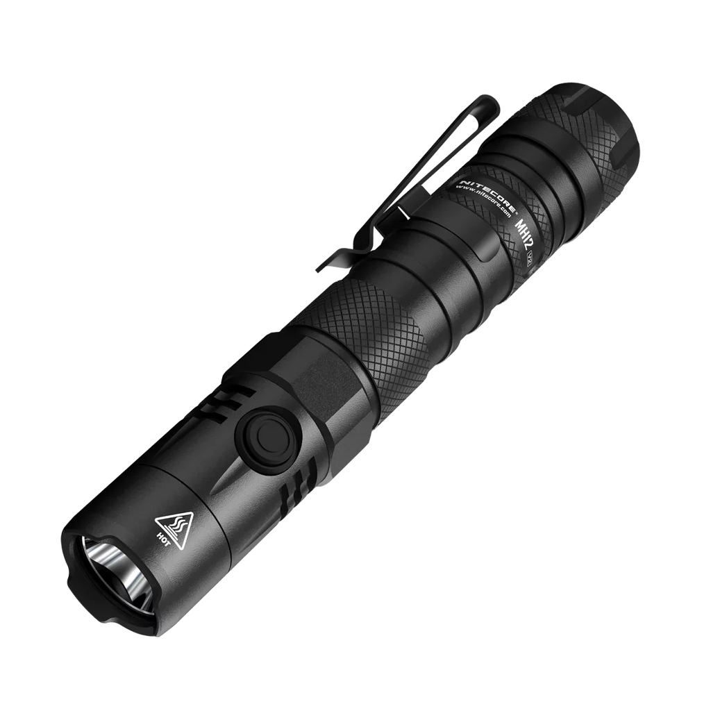 (Included) Nitecore V6 -L2 Battery -1200 Lumens V2 -21700 Flashlight MH12