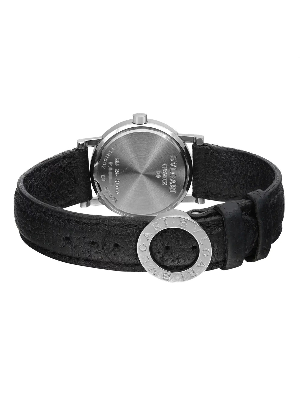 Ladies Bvlgari Watch 26mm Dial 26 Quartz Bvlgari Steel Black