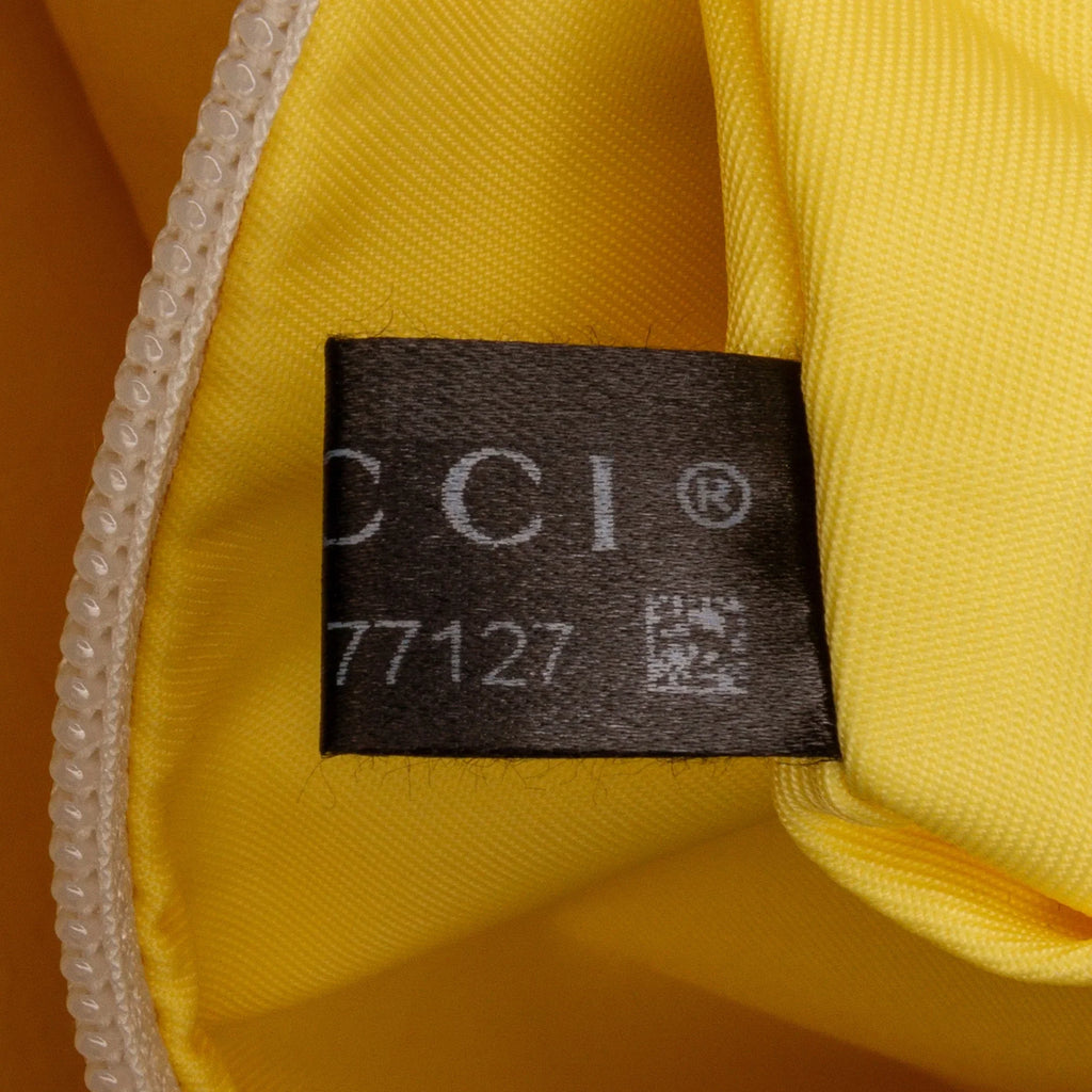 Blind Nylon For with Defects) Fabric Belt Authenticated (New Unisex Love Gucci Pre-Owned Bag Yellow