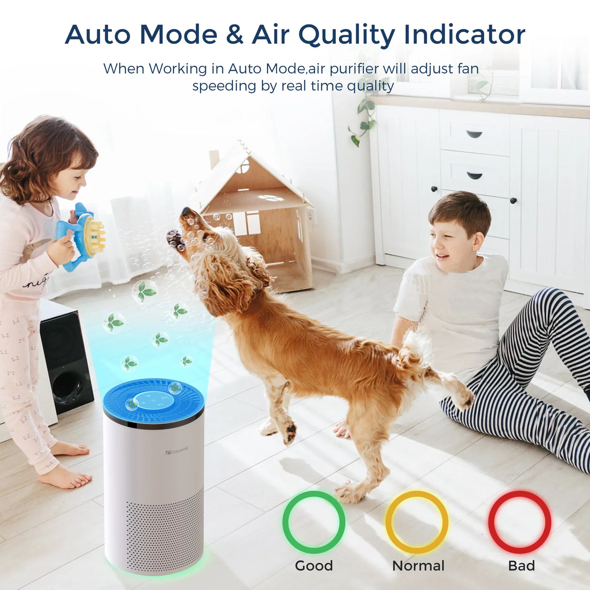 Air 220 Filters 1259 WiFi Cleaner Control Bedroom,Home, Living with Purifier,H13 for Room, & Sleep Timer Speed ft) sq. to Air Mode, 4-Stage Filtration, m³/h (Up