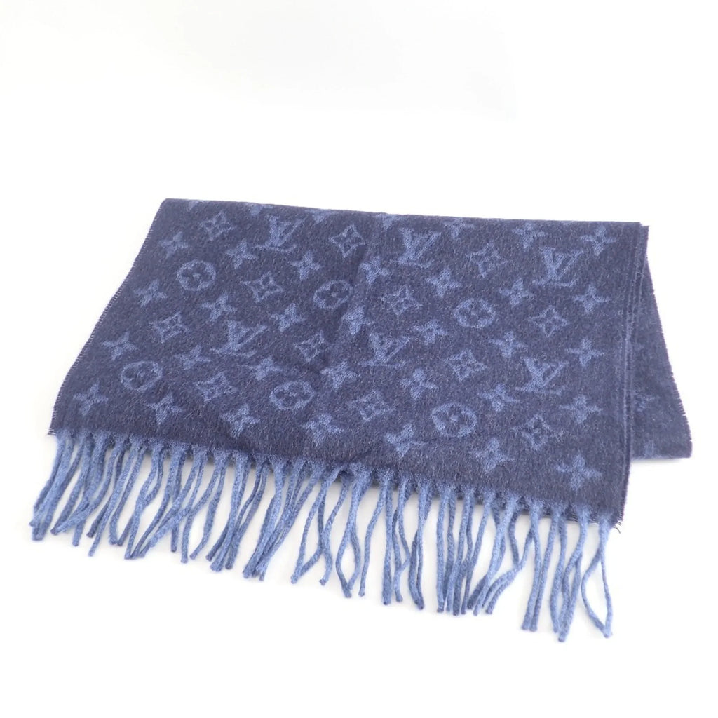 Marine Men's M70257 Blue Scarf Gradient Pre-Owned Monogram (Good)