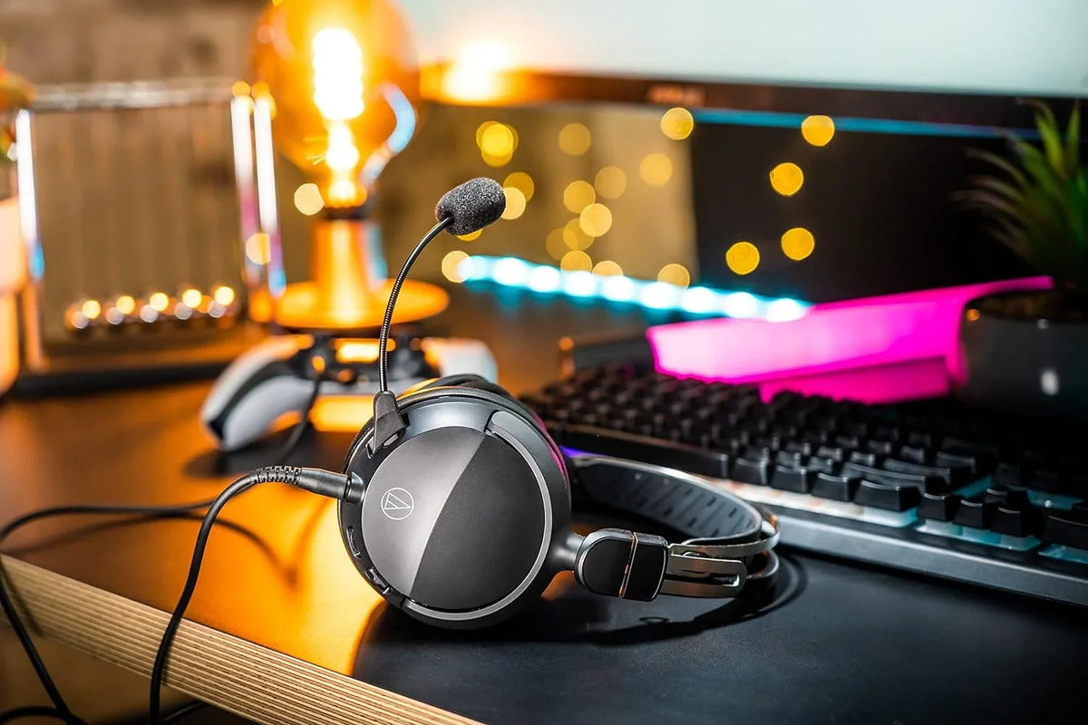 with by - Black/Blue 1 Year Additional Audio -GL3BK Gaming Epic Protect Headset Closed-Back (2022) Wired Shieldage Technica an