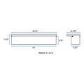 Tool Low Truck Side Gloss ( Profile Shipping) Black 36" Aluminum Box,