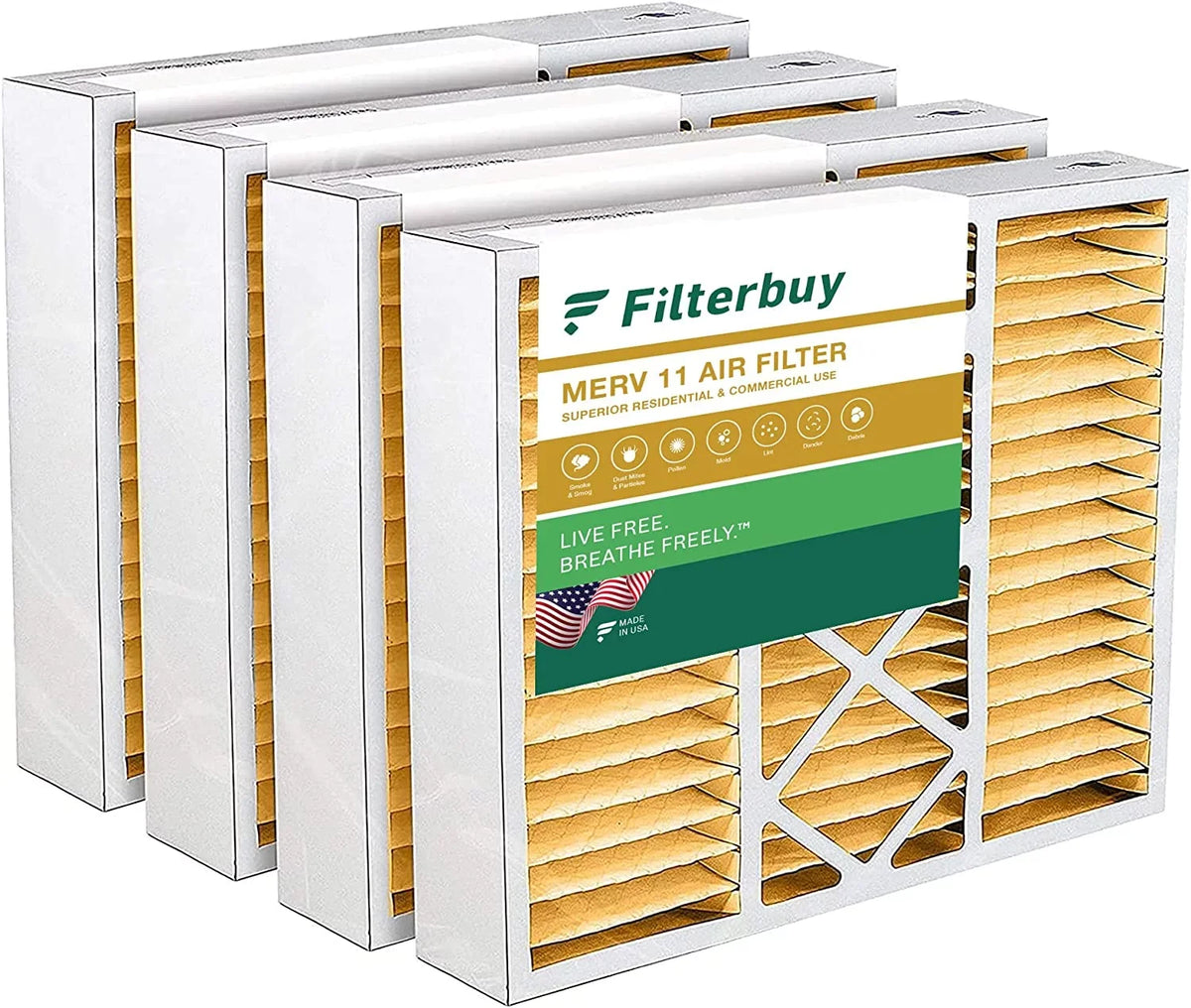for and Air Honeywell FC100A1011 Filters Filterbuy Furnace Lennox 20x20x5 (4-Pack) Pleated X0585 11
