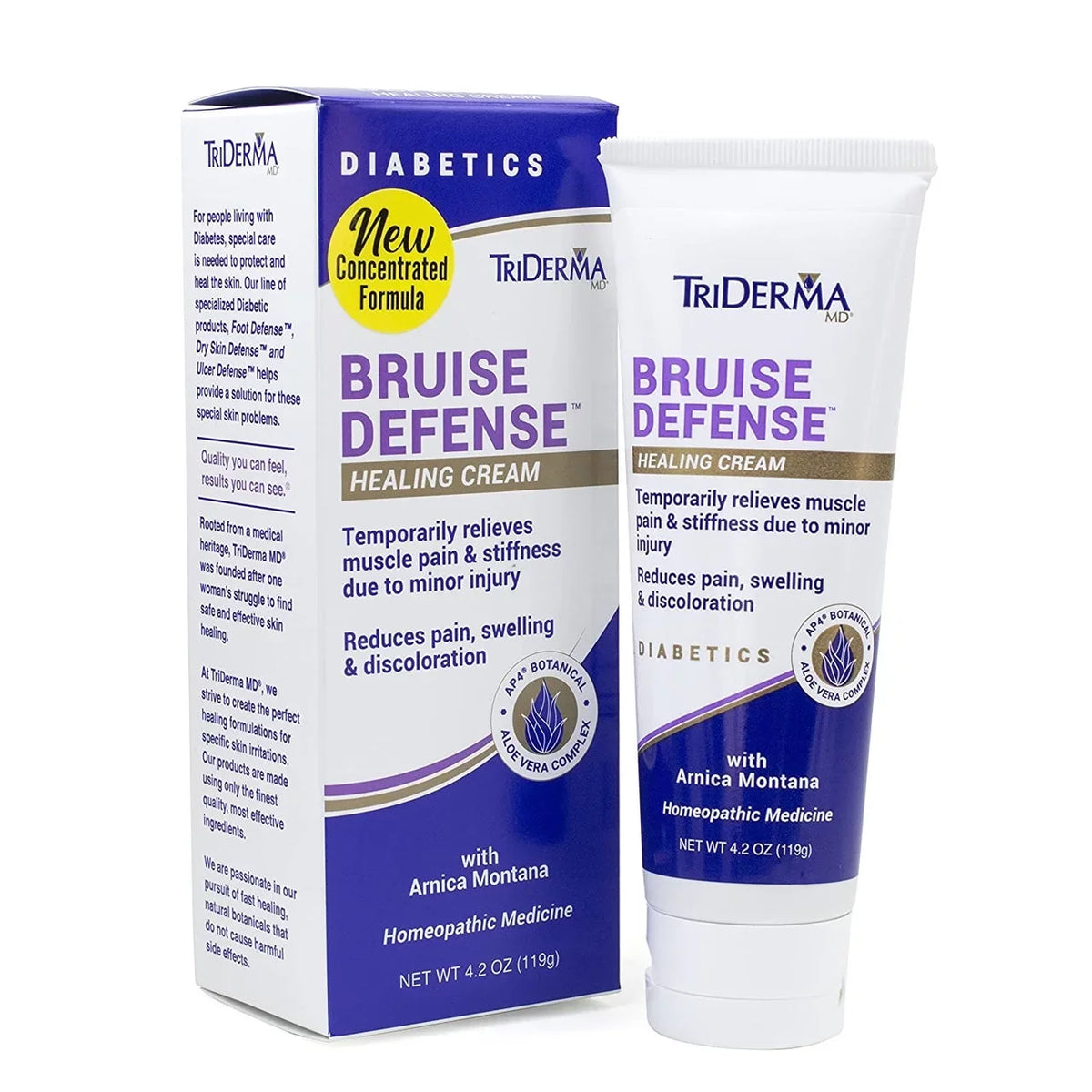 packs Cream ] [2 Defense oz Triderma 2.2 Healing Bruise