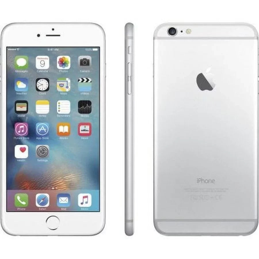 Apple Unlocked 16GB, - (Refurbished) Silver Restored 6 Plus iPhone