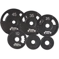 10 York G2 Line Iron Cast Black 7422 lbs Dual Plate, Grip Barbell Thin Olympic -