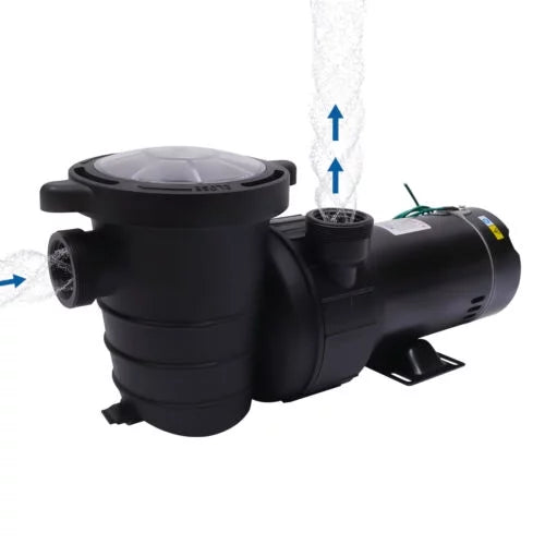1.5HP Ground In/Above Pool Swimming Pump w/ 5547GPH Strainer Motor 41FT Filter