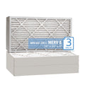 Extended 8, (3 Pack) Air 40 Hi-E Surface Filter, Purolator Mechanical 16x20x4, Pleated