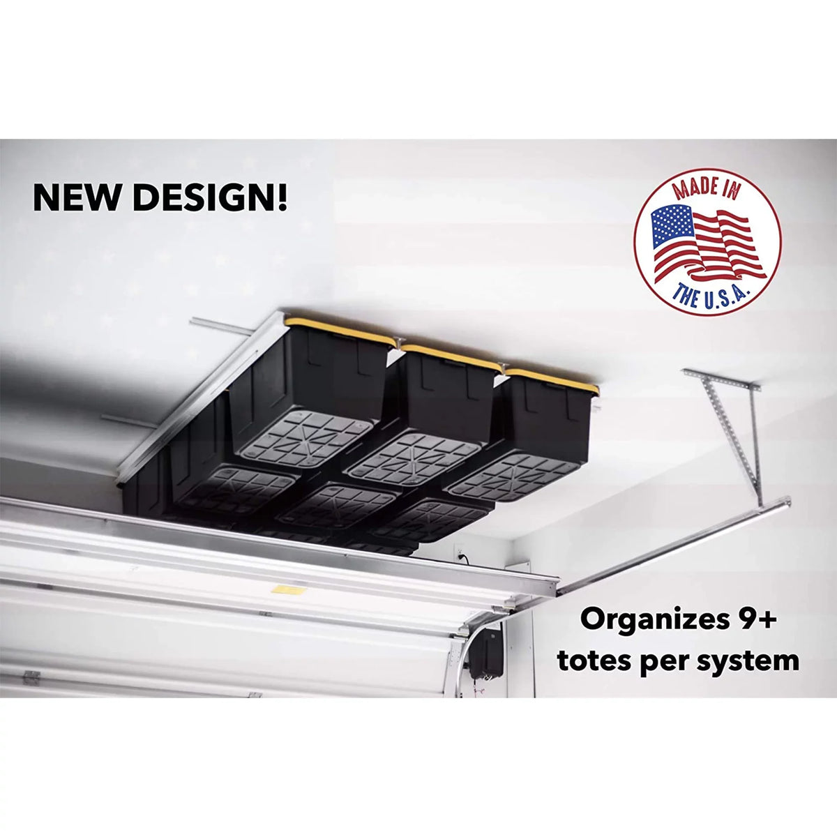 for Steel Storage Containers E-Z Rack Tote Storage Ceiling Garage Overhead