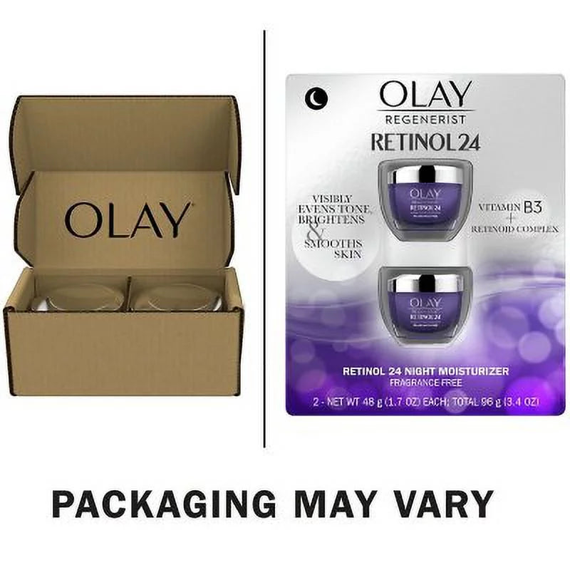 pk.) Night 2 Regenerist Olay 24 Retinol (1.7 oz., fl. Moisturizer Facial