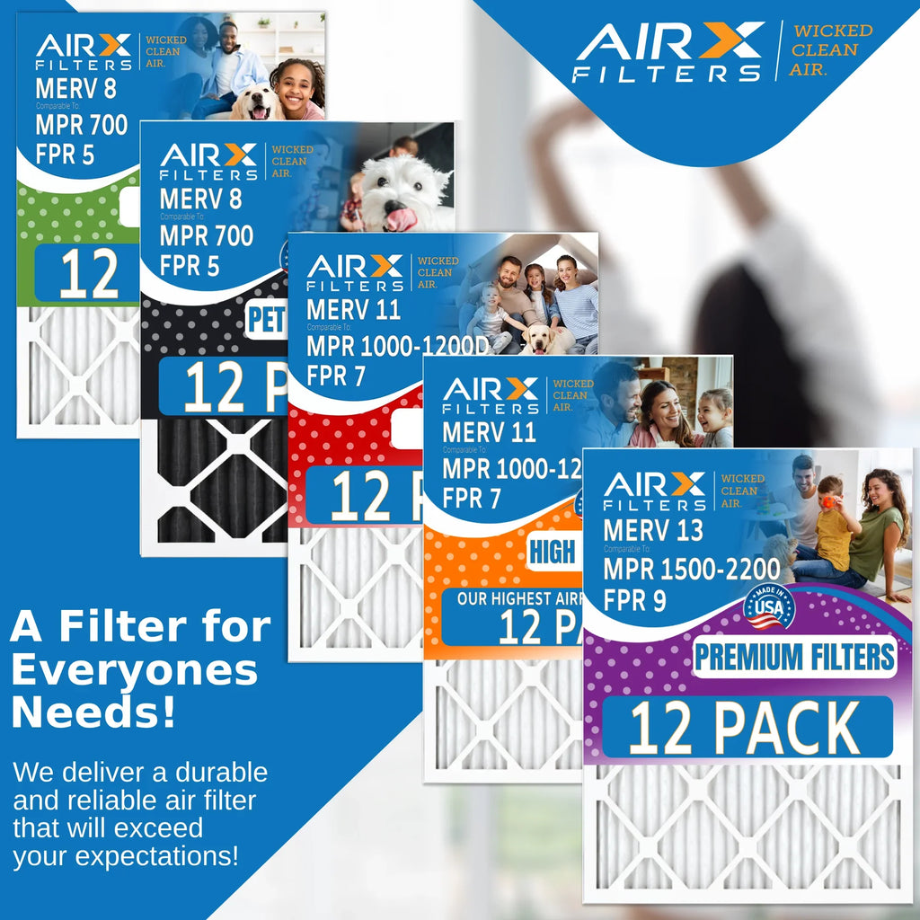 700 12 Comparable & by Furnace 5 of Rating, . 8 Filter Air Filters 18x18x1 - in Pack to Made