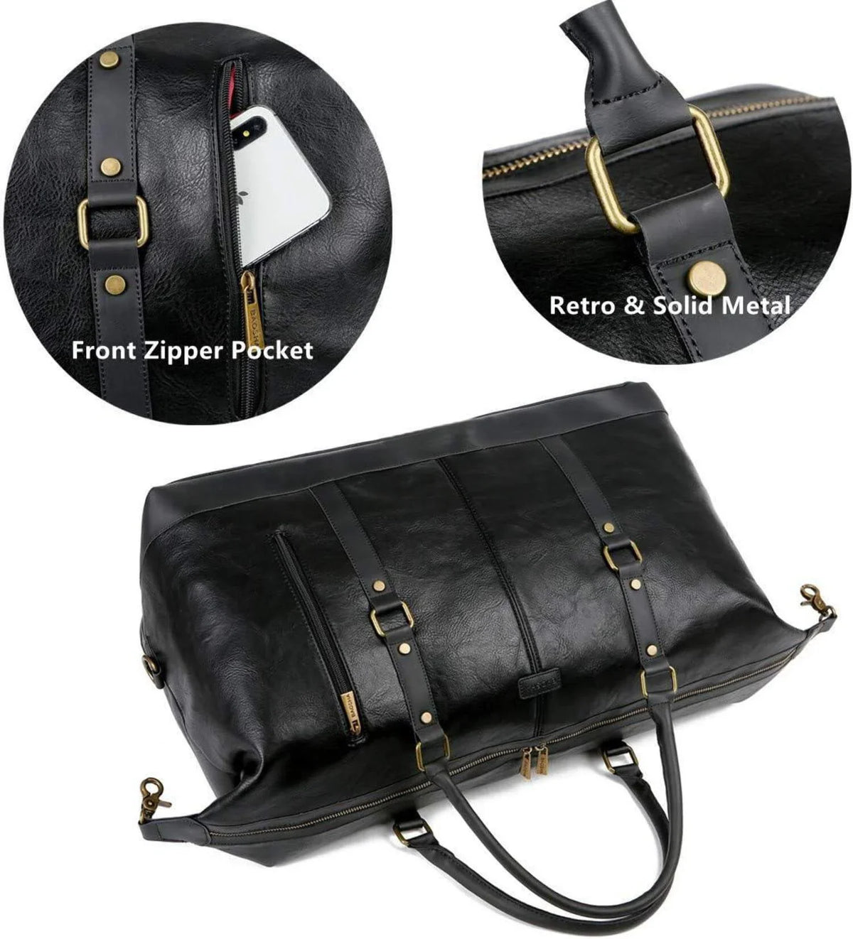 Fashion Bag Travel 20 Leather Overnight Co. Duffel