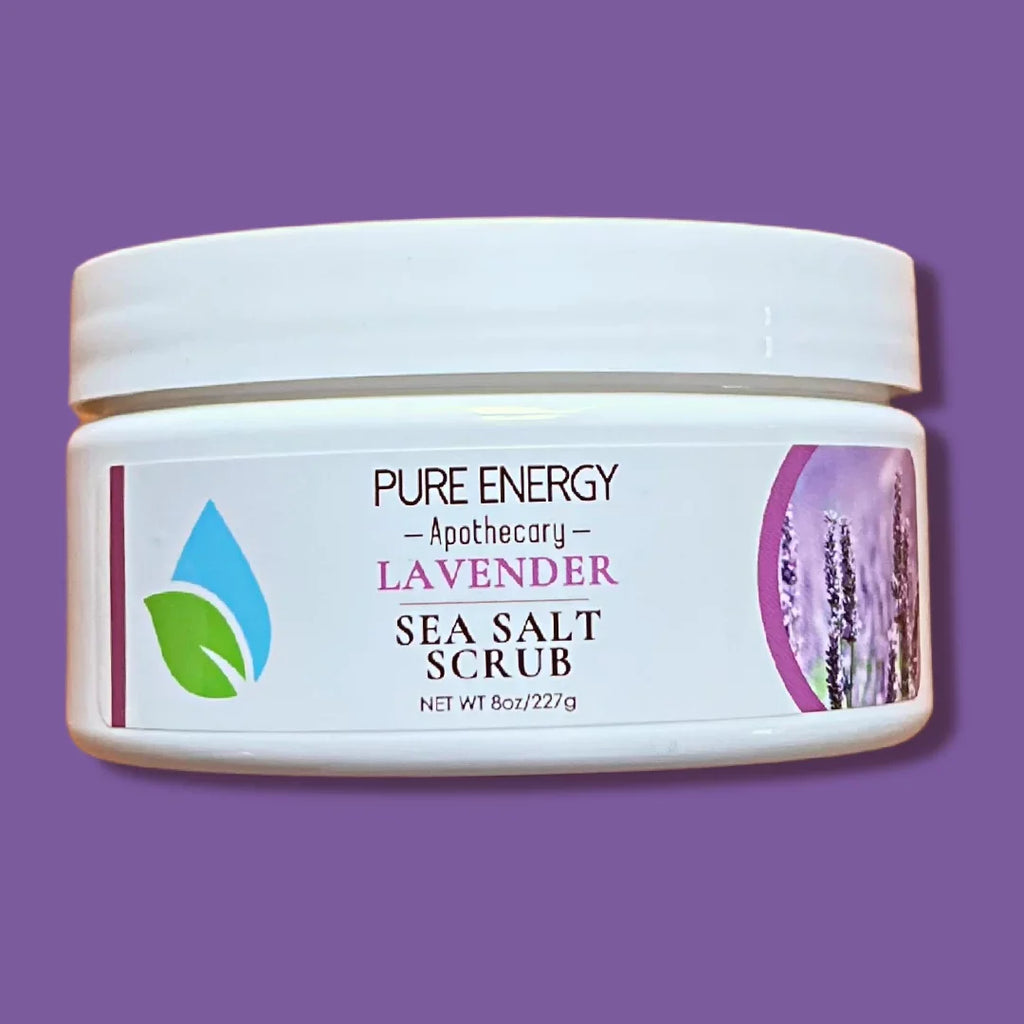 Apothecary Energy Salt Sea Lavender oz. Scrub Pure 8
