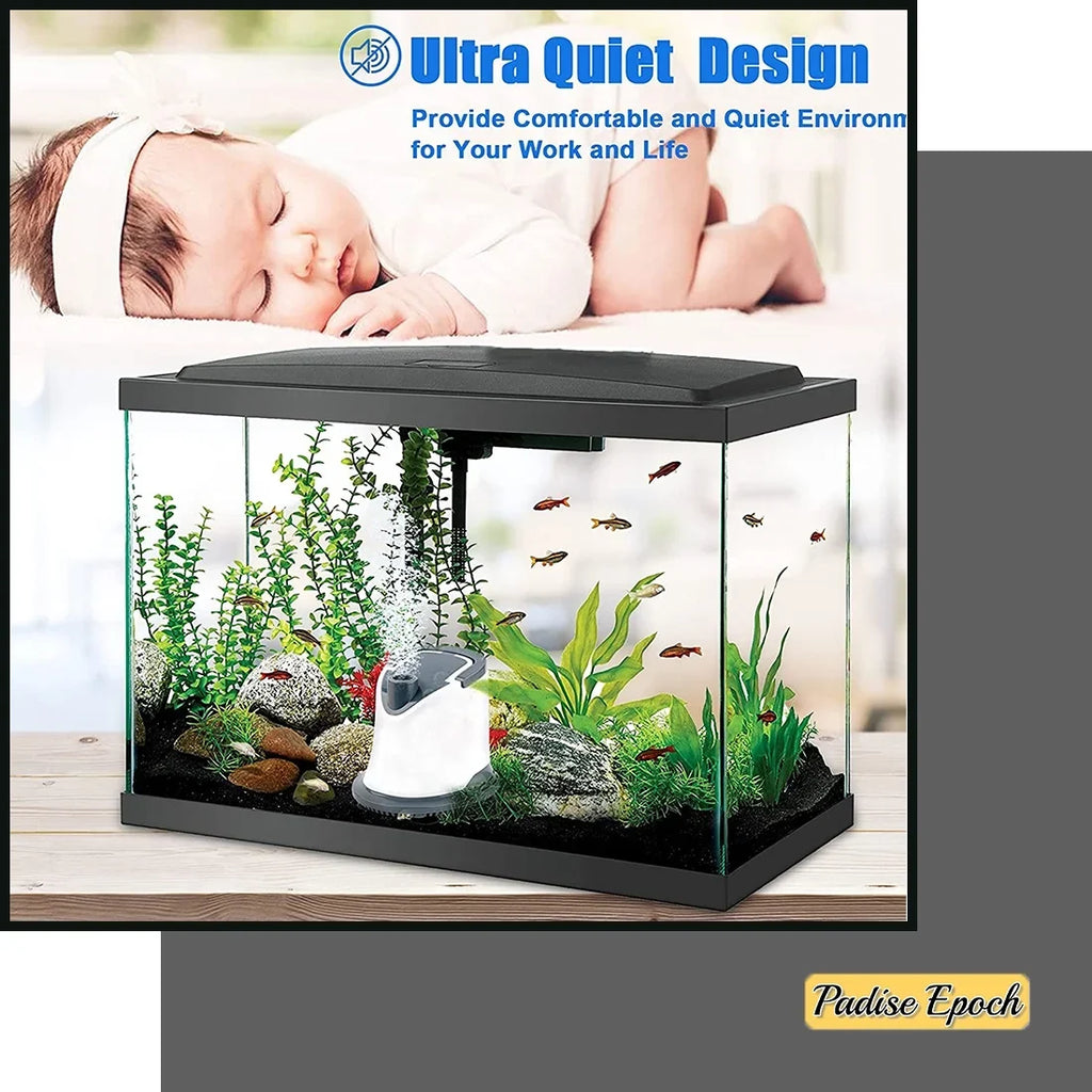 110W Garden Quiet Aquarium Suction 1320GPH Submersible | | Tank Power for Fountain Pool 6ft Shield Fish | with Pond Cord 5000L/H Bottom Adjustable | Moisturefall | Pump: Hydroponics Moisture