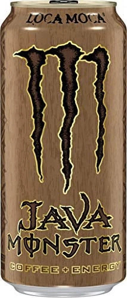 15 coffee of monster drink, moca, + energy (pack ounce 12) loca java