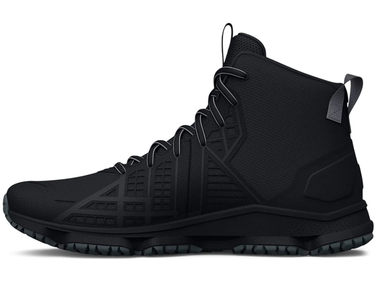 G Shoes Black, Armour 30255 Strikefast Under Men's, 12.5US, - Micro Mid