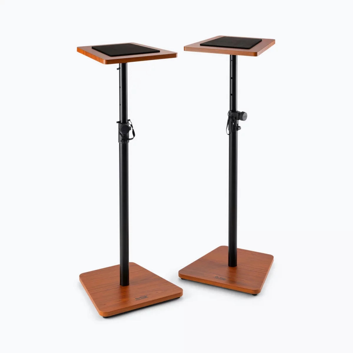 Stage Non-Slip Studio Stands Adjustable On SMS7500R Wood Monitor (2-Pack, Height Rosewood)