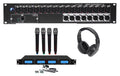 Wireless Headphones Soundcraft 16x8+(4) 16R Stagebox MSB16R Mini Mics+Samson