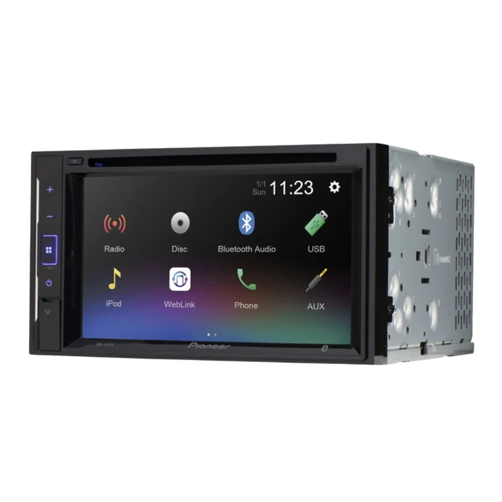 with 6.2" Receiver / Camera/Installation 2015-2016 Digital Bundle for W/ Double Kit/in-Dash Toyota Media Camry Bluetooth/Backup KIT4954 Stereo Touchscreen / Car Pioneer