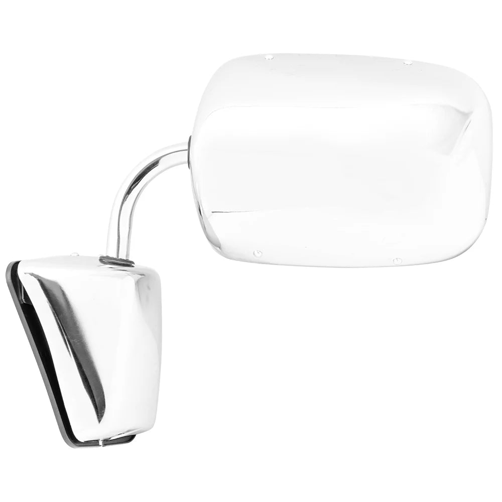 with Stainless Brock C/K/R/V Replacement Manual 996220 Set Door Pickup 1973-1991 Mirrors Steel Side Truck Mount Low Fits