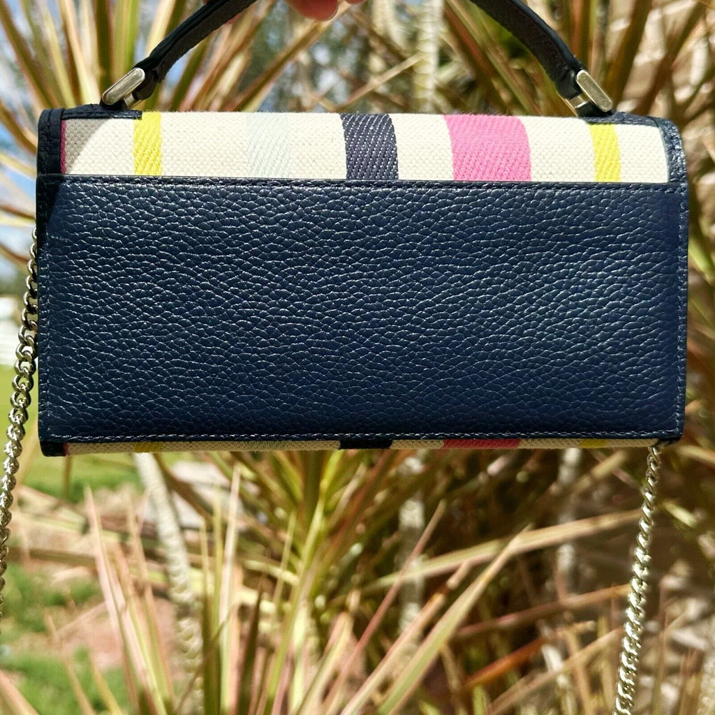 Handle Top Canvas Color Stripe Roulette Stripe Kate Spade Multi Crossbody