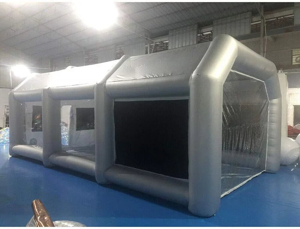 Paint Inflatable & Mat Floor Painting Air w/ System Spray Tent Filter Booth