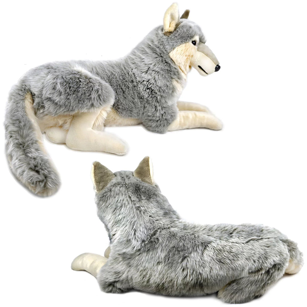 Stuffed Dog by Tiger Winry Plush Including Measurement) - Toys Tale Wolf (Not Animal - The Tail Inch 27