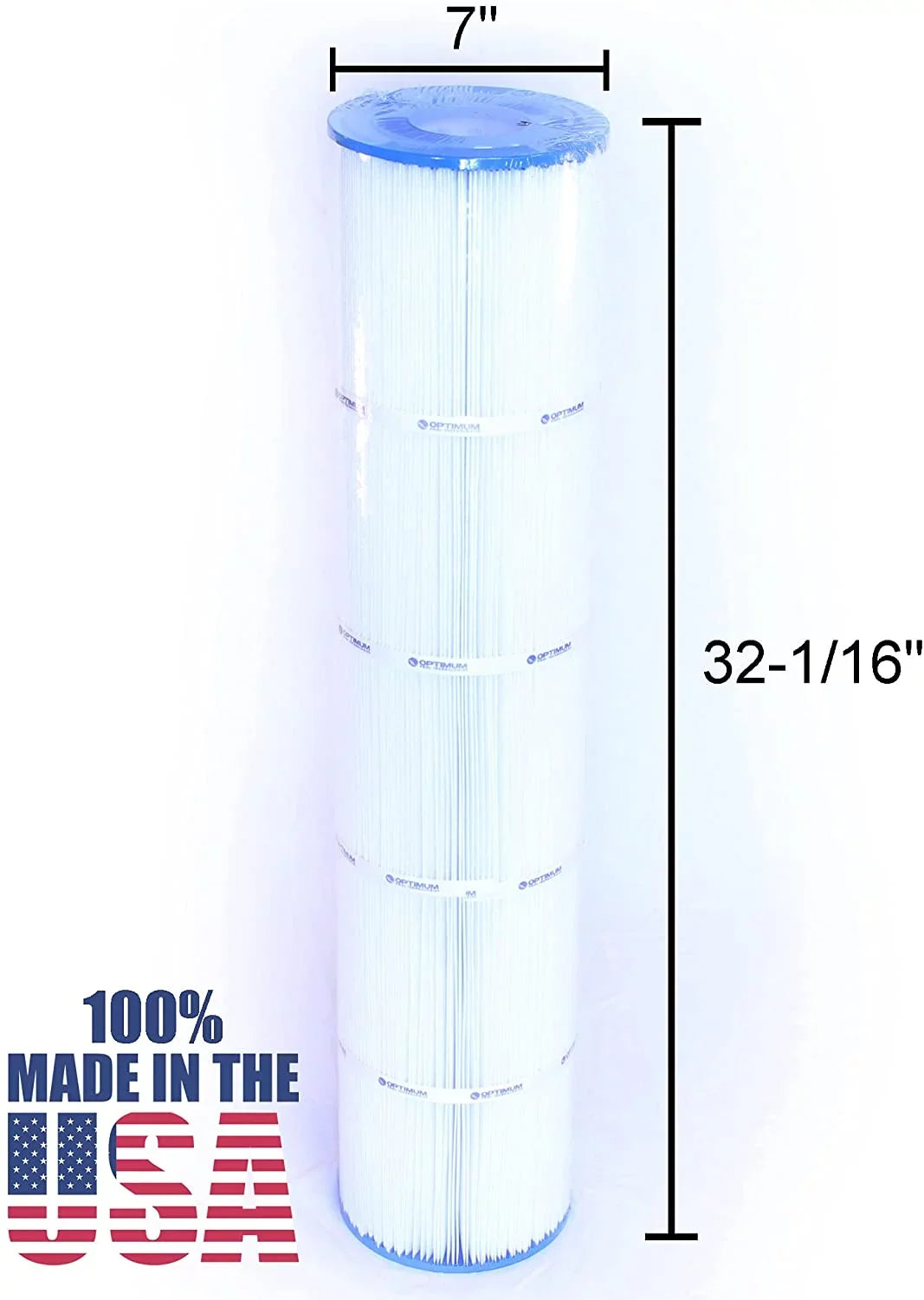 520; Clear & Replacement .. Clean - 4 Filter Cartridge Made 125/130 Element Pentair for Pool Plus in Pack