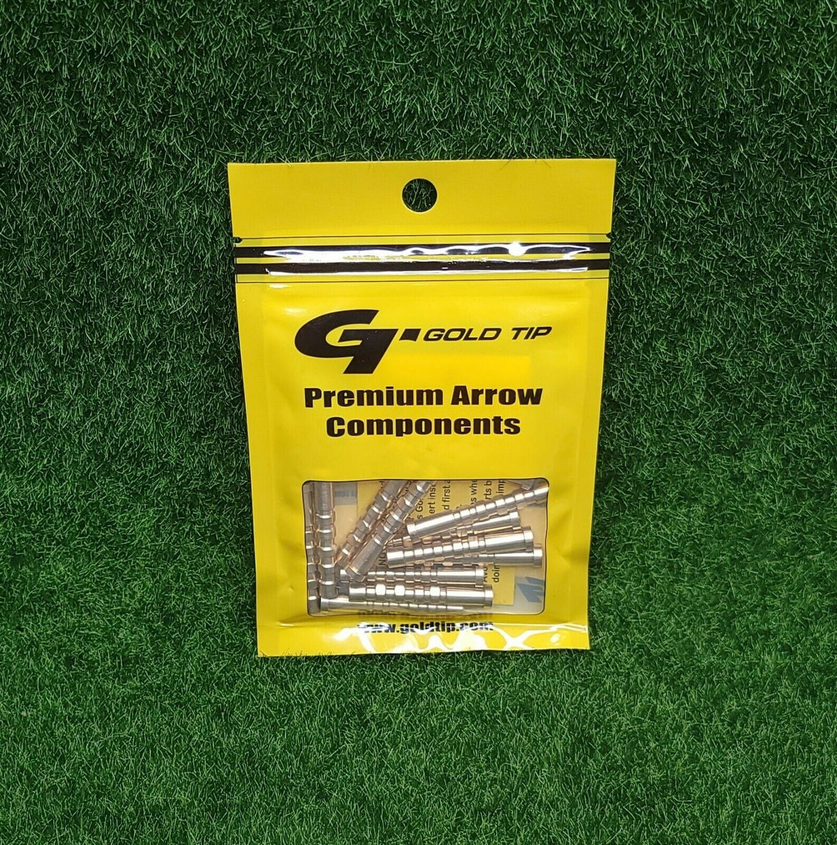100 12 .246 Gold Brass, Tip Pack Brass Insert - Grain INS246100BR12