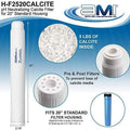 Standard) Ph 20" Filter Calcite | | Of (20" Ph Raise Standard Cartrid Alkalinity Moisture Fits H-F2520CALCITE 20” Housing Filter Neutralization Size Standard Moisture | Low Filter To