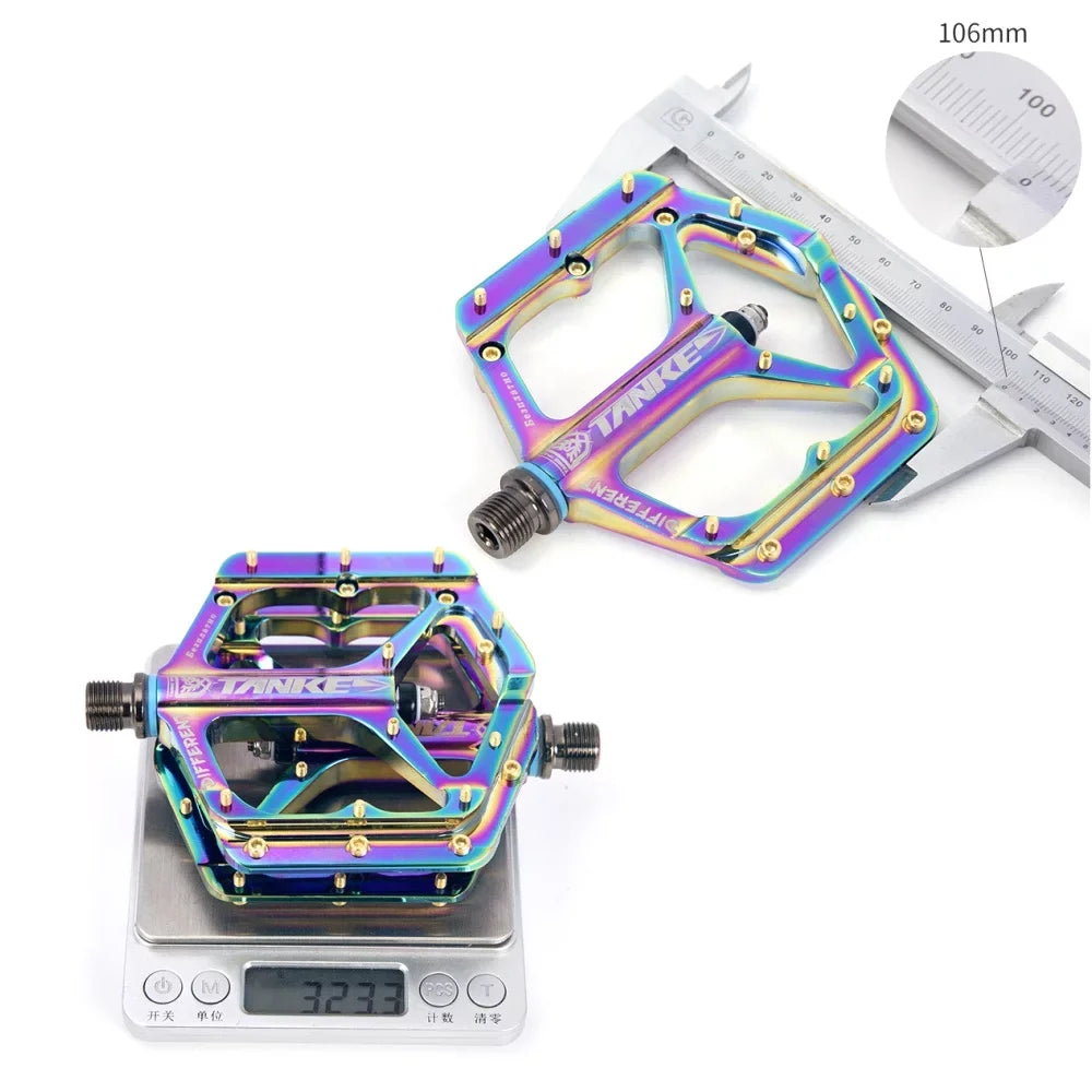 Pedals, Pedals Colorful Adventures! Bike Cycling - Nebublu Aluminium Non-slip Bike Road for Perfect