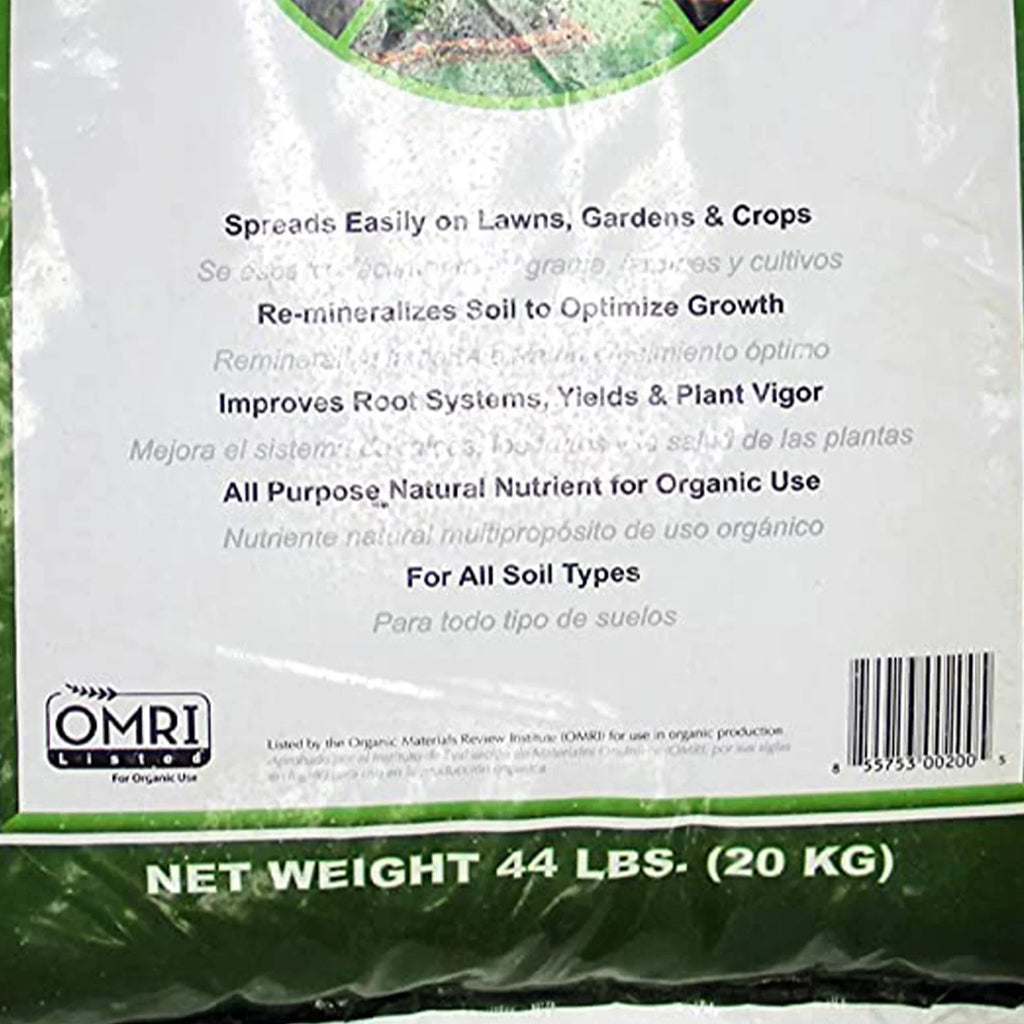 44 Soil Mineral Fertilizer Organic lbs Granular Azomite Additive Trace