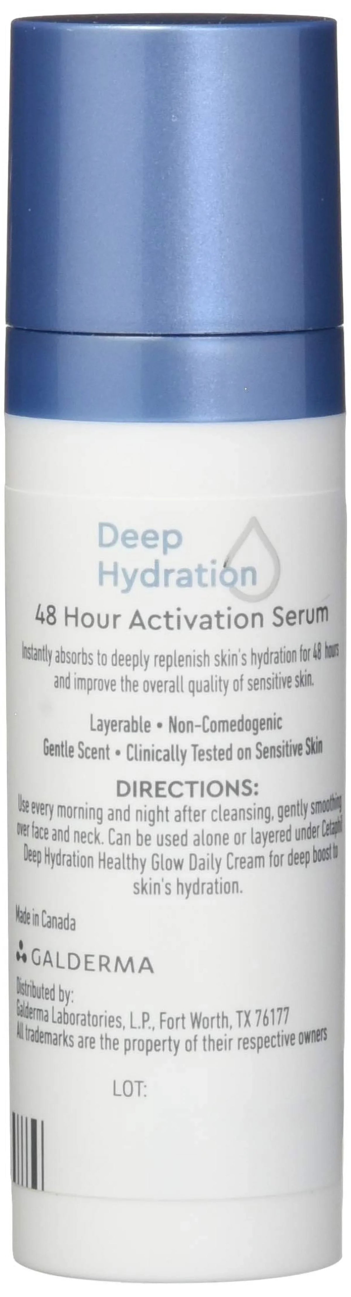 Hour Fl Sensitive Ounce Cetaphil Cetaphil Hour 48 48 Face Serum 1 Deep Fl Skin For Hydration Dry 1 Ounce Moisturizer Skin, Activation