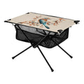 Folding Branches for Picnic Bag Compact Table with Table Fishing Outdoor Camping on Beach Storage Table Travel Birds Flower Portable
