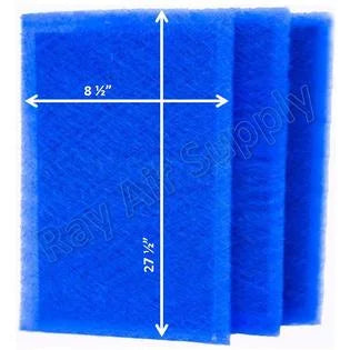 10x30 Replacement Dynamic Pads RayAir (3 Pack) Filter Air Refills 10x30 Cleaner Supply