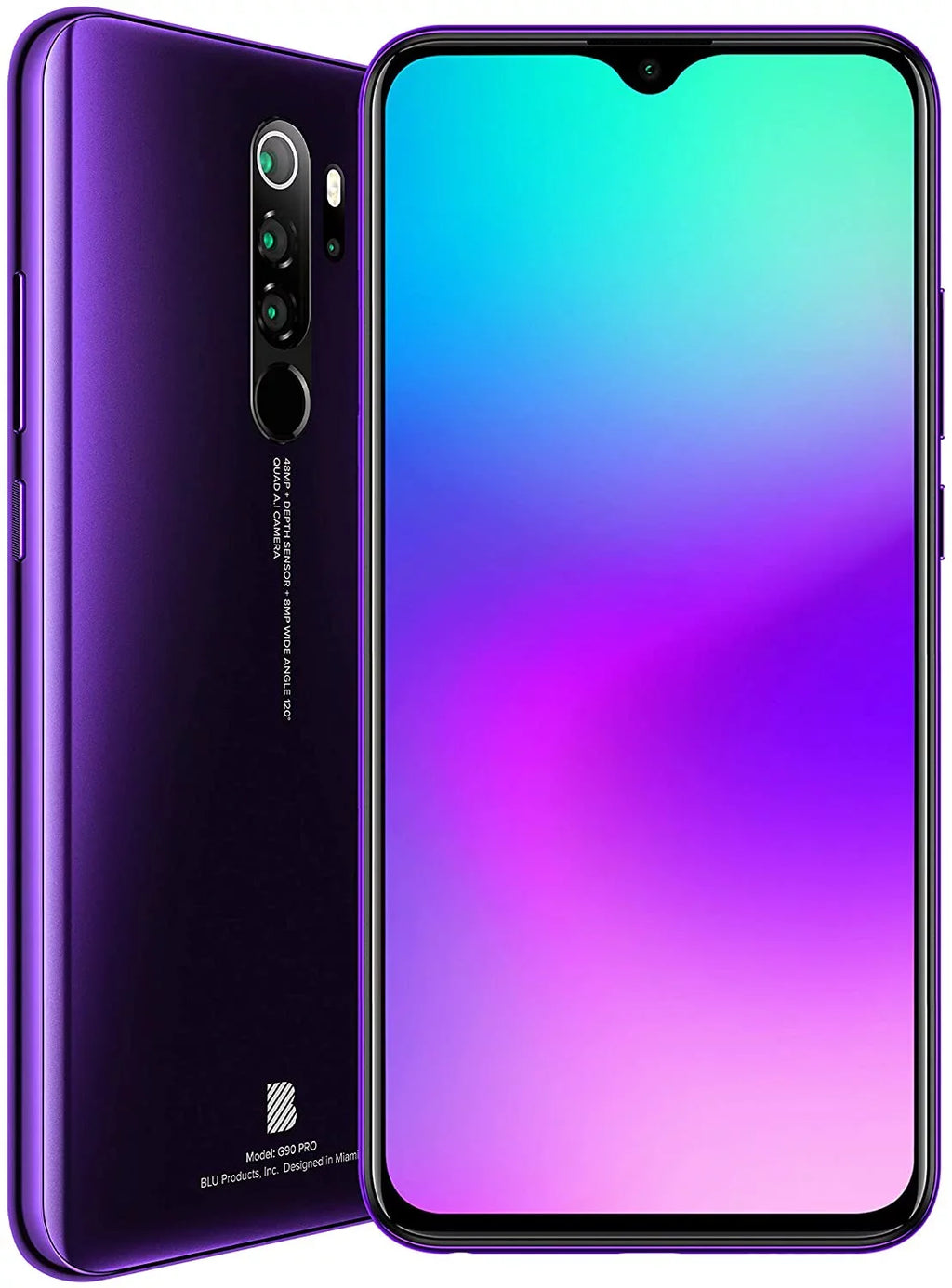 Android Haze 128GB Pro G90 Purple G0370WW Unlocked - Smartphone