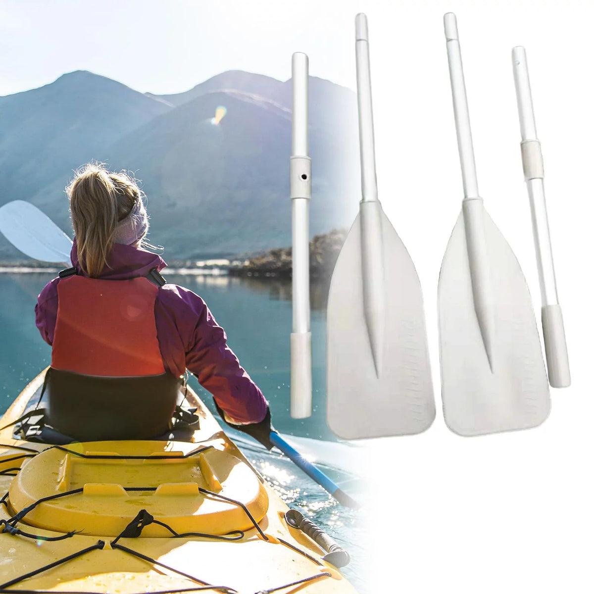 Vessel Grey Surfing Supplies Canoeing 2Pcs Packable Accs Surfboard Portable up Removable Stand for Durable Paddleboard
