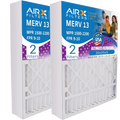 9 Air with pack 20x25x5 2 Comparable to . Bear Filter Filter 2200 255649-102 Fits by 1500 20x25x5 Made Premium Air 13 & - Furnace