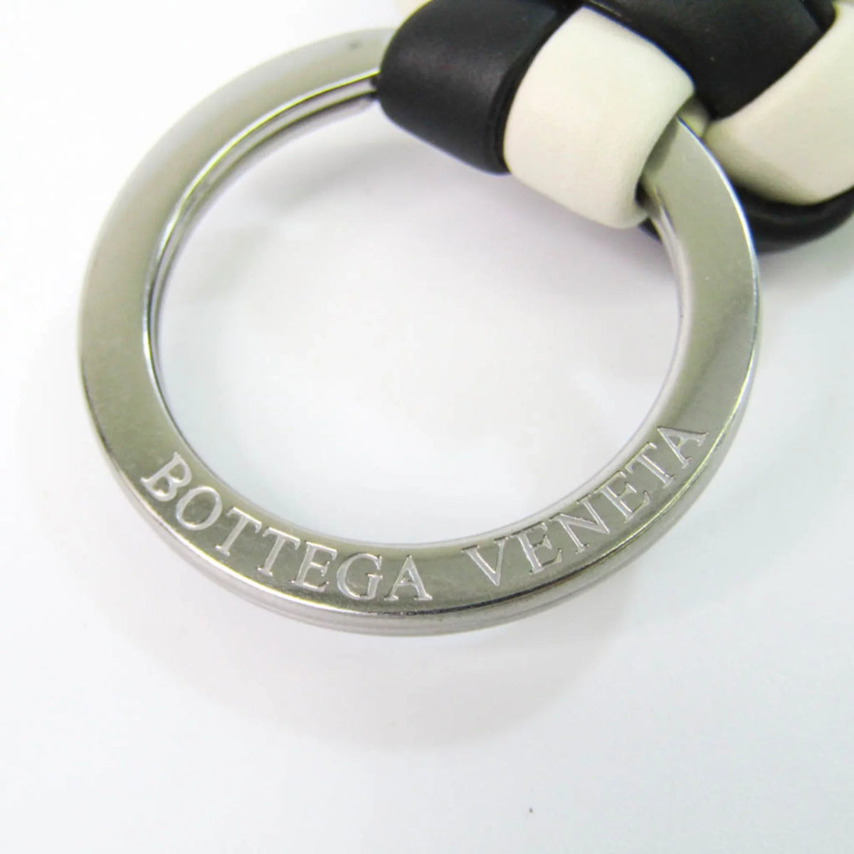 Bottega Black,White Veneta (Good) Pre-Owned Men,Women Handle