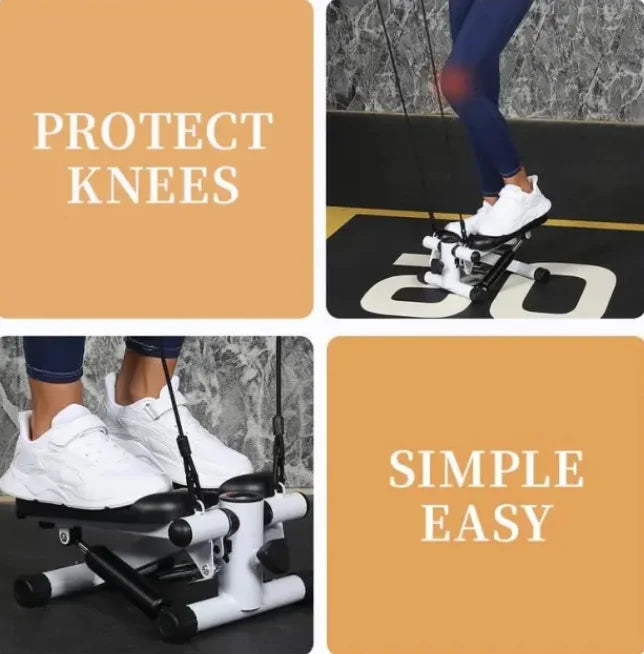 Resistance Mini Workout Body Stepping with for Stepper Band, Full Exercise Equipment Home Workout Fitness Stair