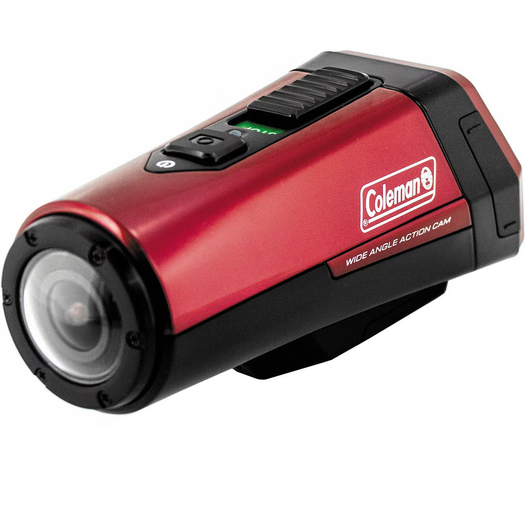 1080p Camera Coleman with and AktivSport (Red) Action Stats Health CX9WP-R Sports
