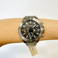 Bannon Stainless BQ2705 Smoke Multifunction Watch Fossil Steel