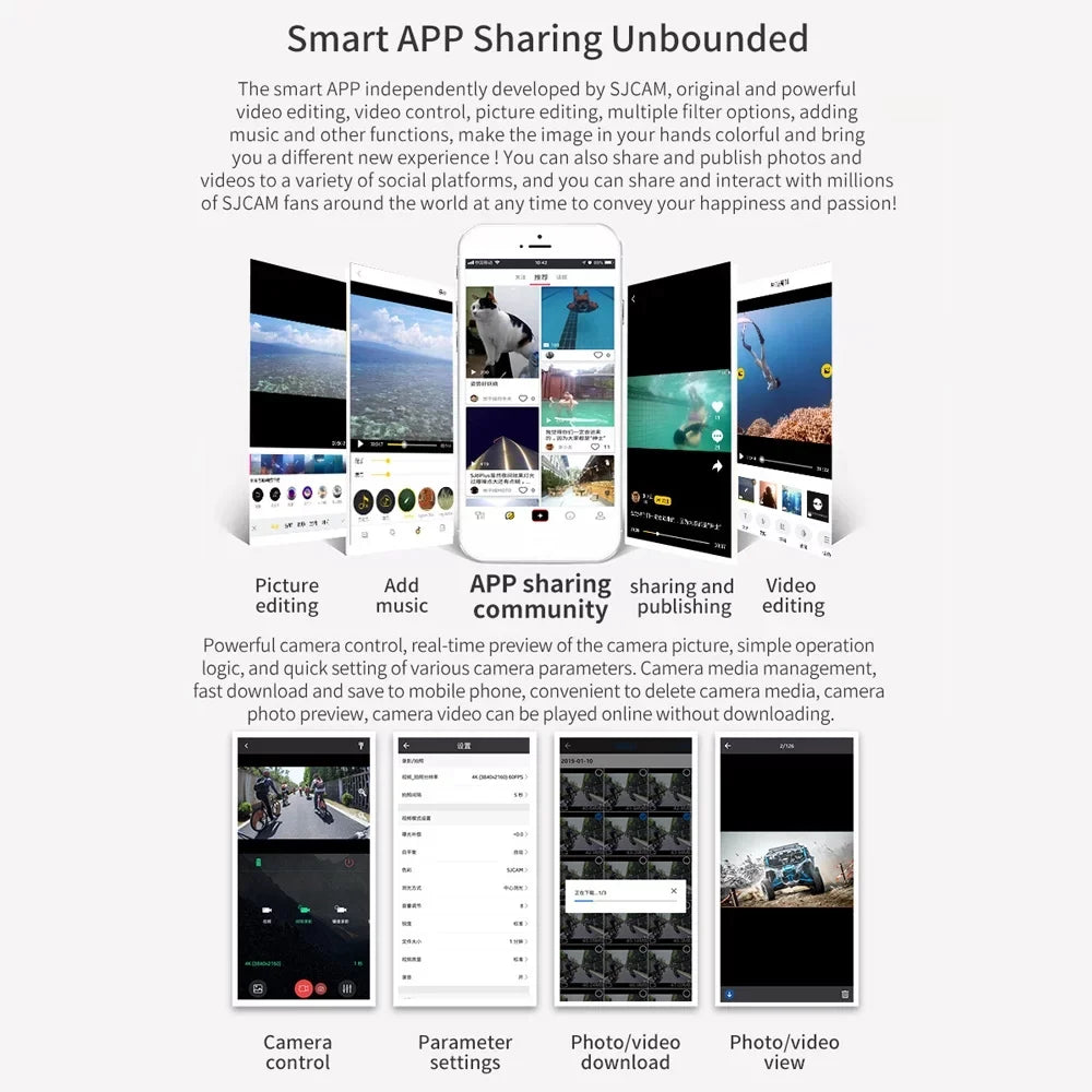 Mini 30M Action Lanyard Built Sharing Moistureproof Rechrageable Moistureproof in Camera Digital 30fps 2K with Magnetic Camera C100 WiFi Back Body Battery Video Clip Case Connection