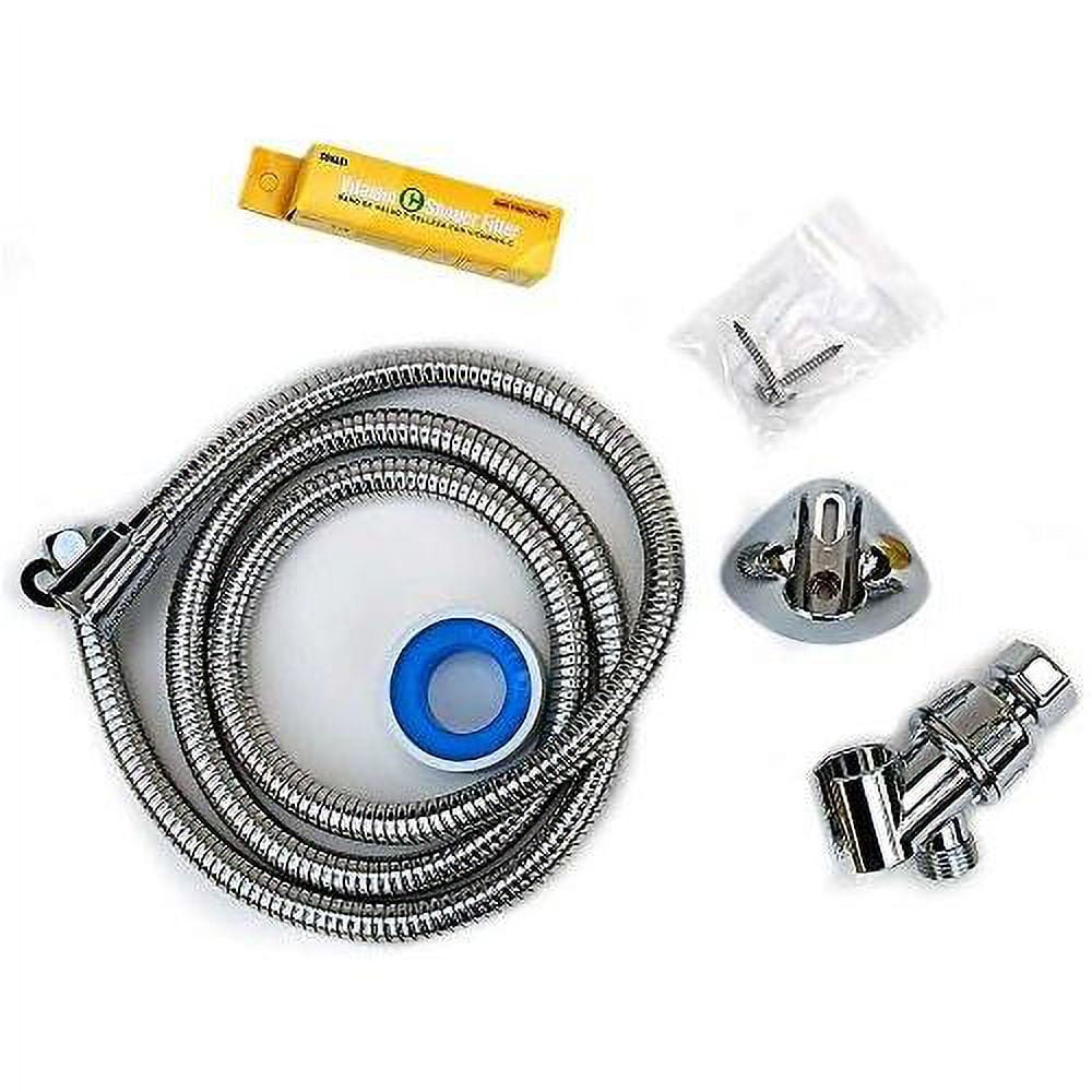 included up water head high - and - with - removes 99.9% shower flow chloramines shower by to filter filters of pressure low 2 chlorine