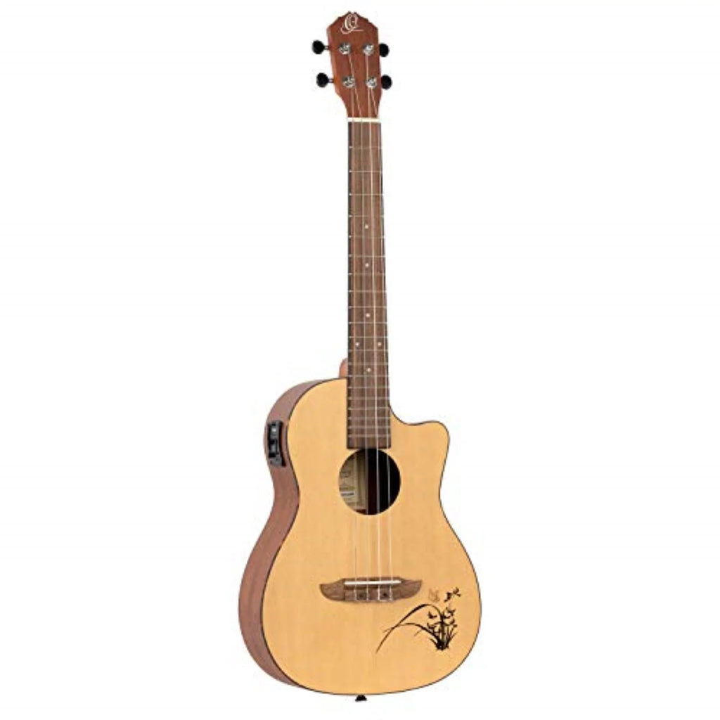 Series Bass Bonfire Ukulele Acoustic Ortega Electric