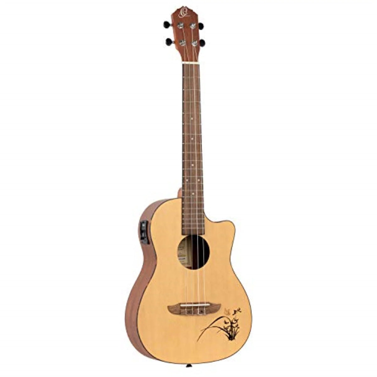 Series Bass Bonfire Ukulele Acoustic Ortega Electric