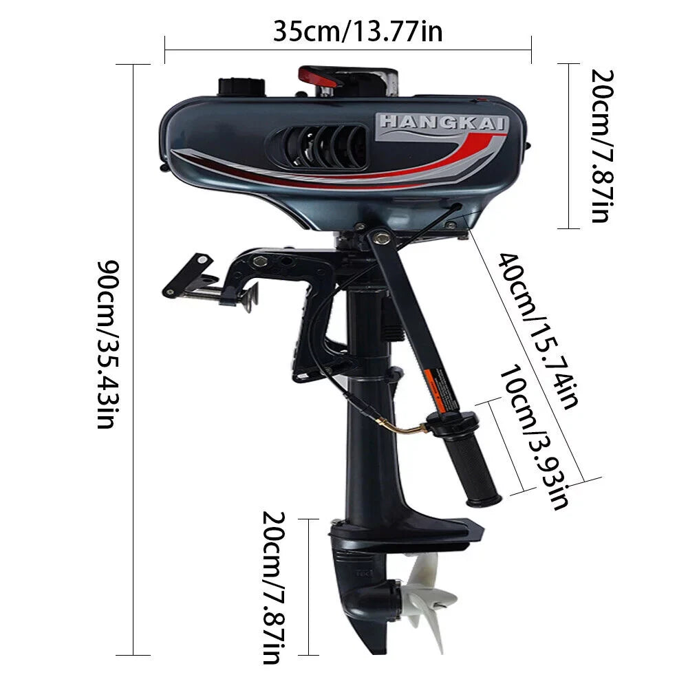 Fishing 10 3.5HP H Motor System Km Petrol 2-Stroke / Vessel Engine Outboard